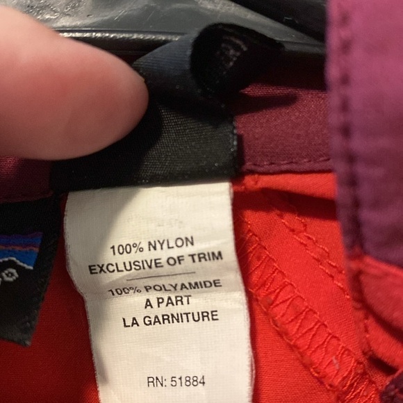 Patagonia nylon pocket full zip up lightwt running athletic jacket windbreaker m - Picture 7 of 10